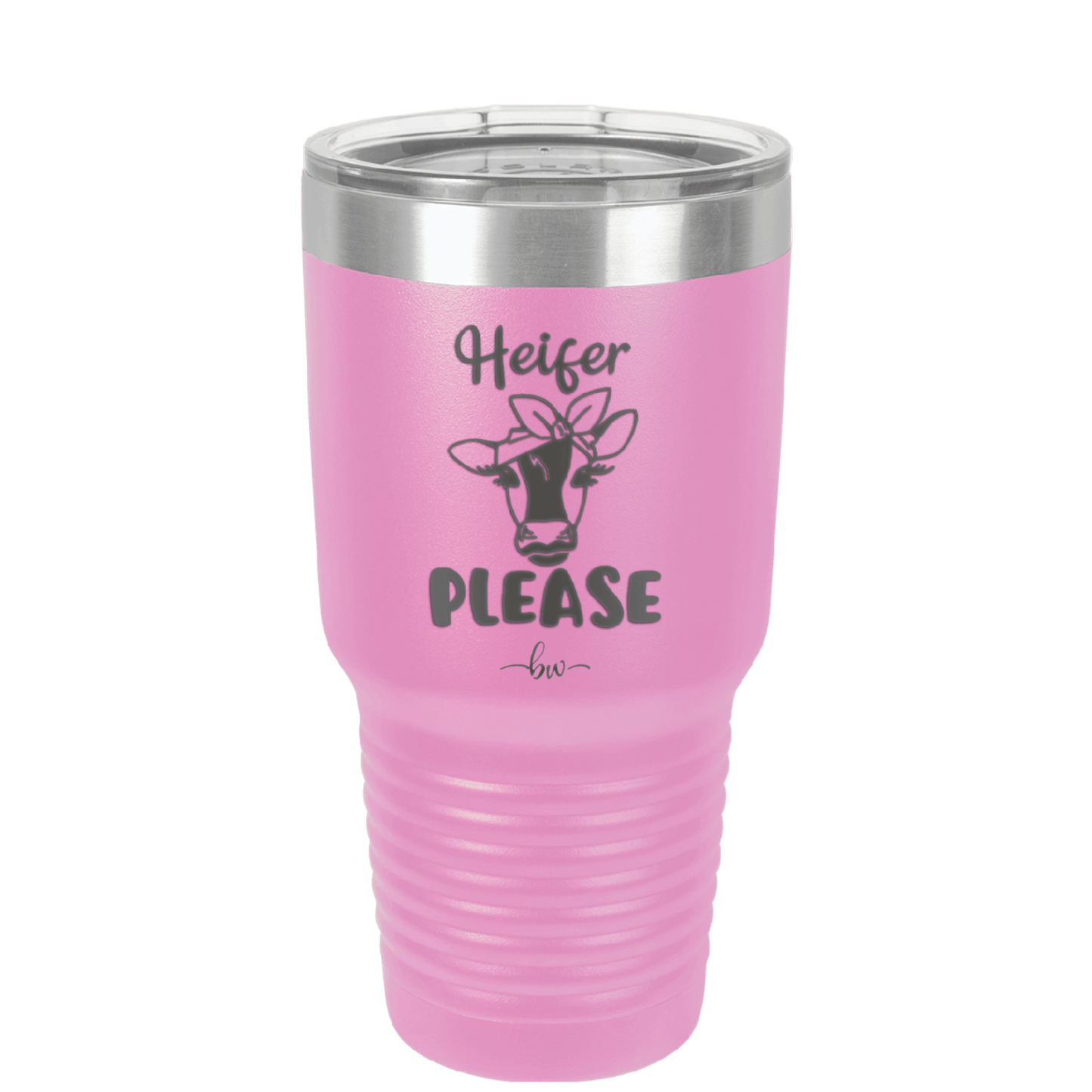 Heifer Please Bow - Laser Engraved Stainless Steel Drinkware - 1509 -