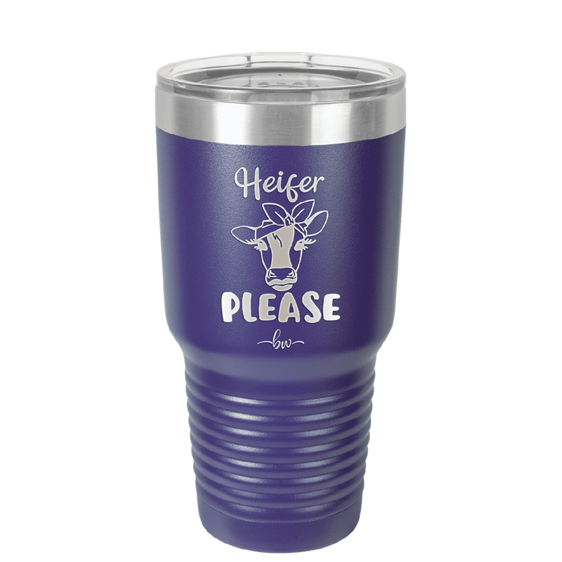 Heifer Please Bow - Laser Engraved Stainless Steel Drinkware - 1509 -