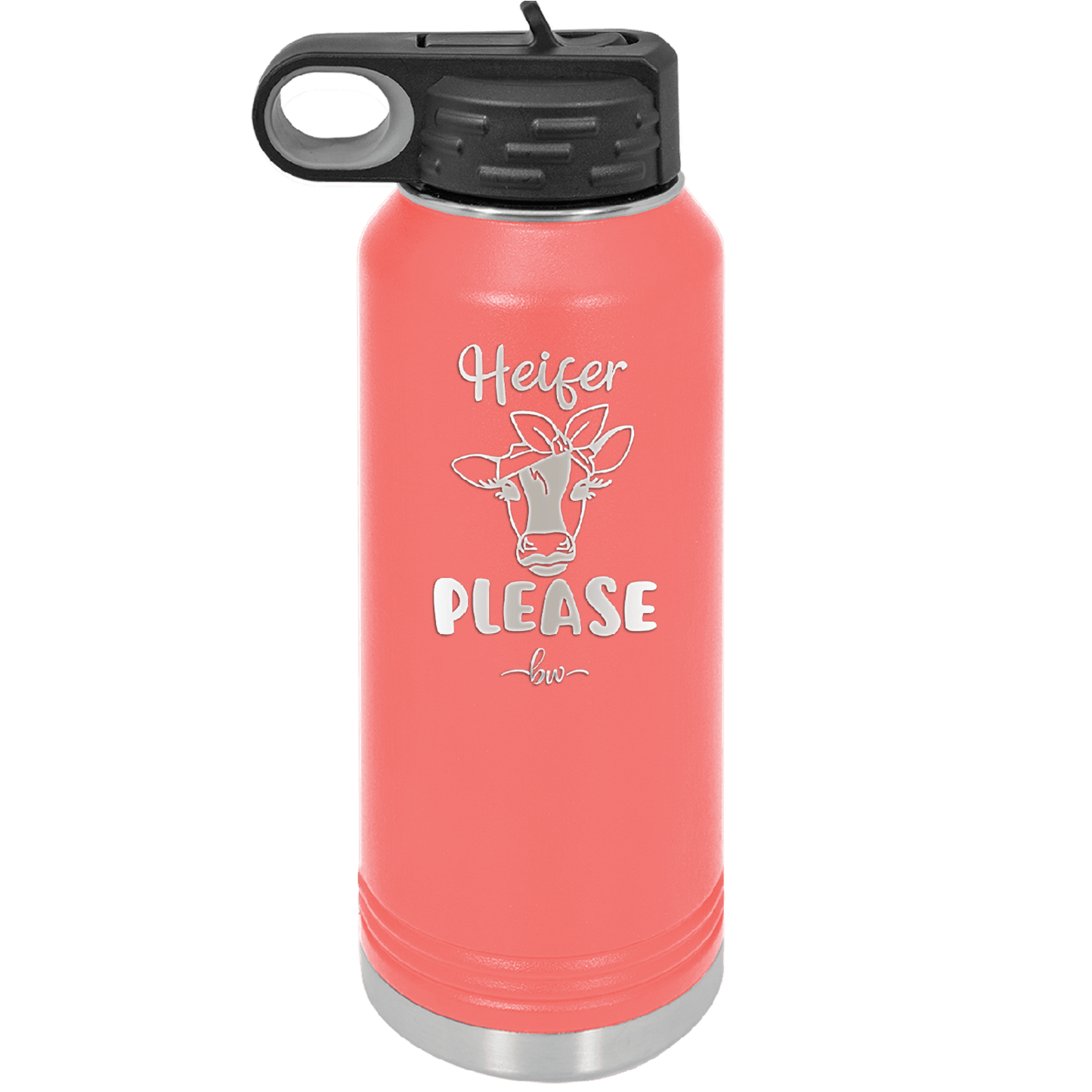 Heifer Please Bow - Laser Engraved Stainless Steel Drinkware - 1509 -