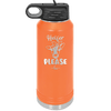 Heifer Please Bow - Laser Engraved Stainless Steel Drinkware - 1509 -