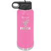 Heifer Please Bow - Laser Engraved Stainless Steel Drinkware - 1509 -