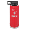 Heifer Please Bow - Laser Engraved Stainless Steel Drinkware - 1509 -