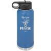 Heifer Please Bow - Laser Engraved Stainless Steel Drinkware - 1509 -