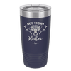 Not Today Heifer Floral - Laser Engraved Stainless Steel Drinkware - 1510 -