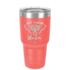 Not Today Heifer Floral - Laser Engraved Stainless Steel Drinkware - 1510 -