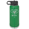 Not Today Heifer Floral - Laser Engraved Stainless Steel Drinkware - 1510 -