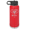 Not Today Heifer Floral - Laser Engraved Stainless Steel Drinkware - 1510 -