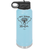 Not Today Heifer Floral - Laser Engraved Stainless Steel Drinkware - 1510 -