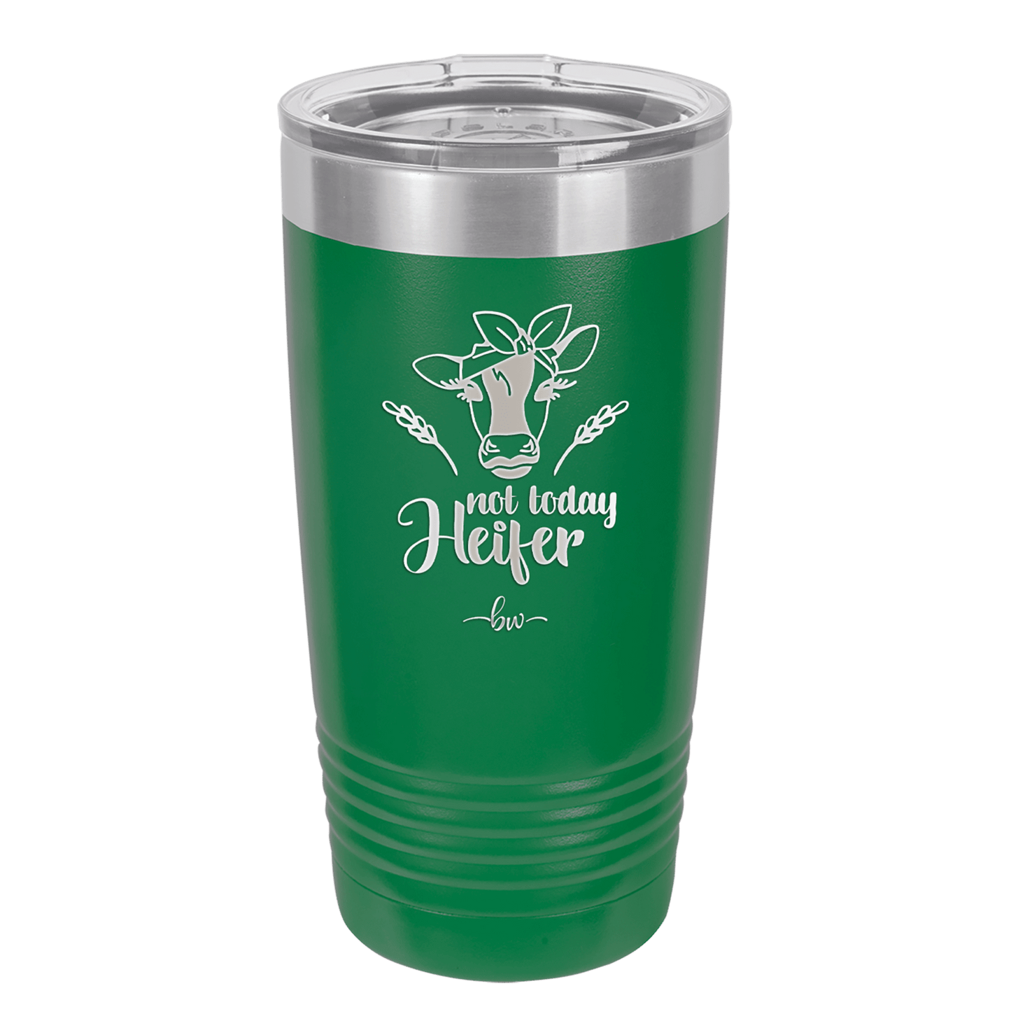 Not Today Heifer Bow - Laser Engraved Stainless Steel Drinkware - 1511 -