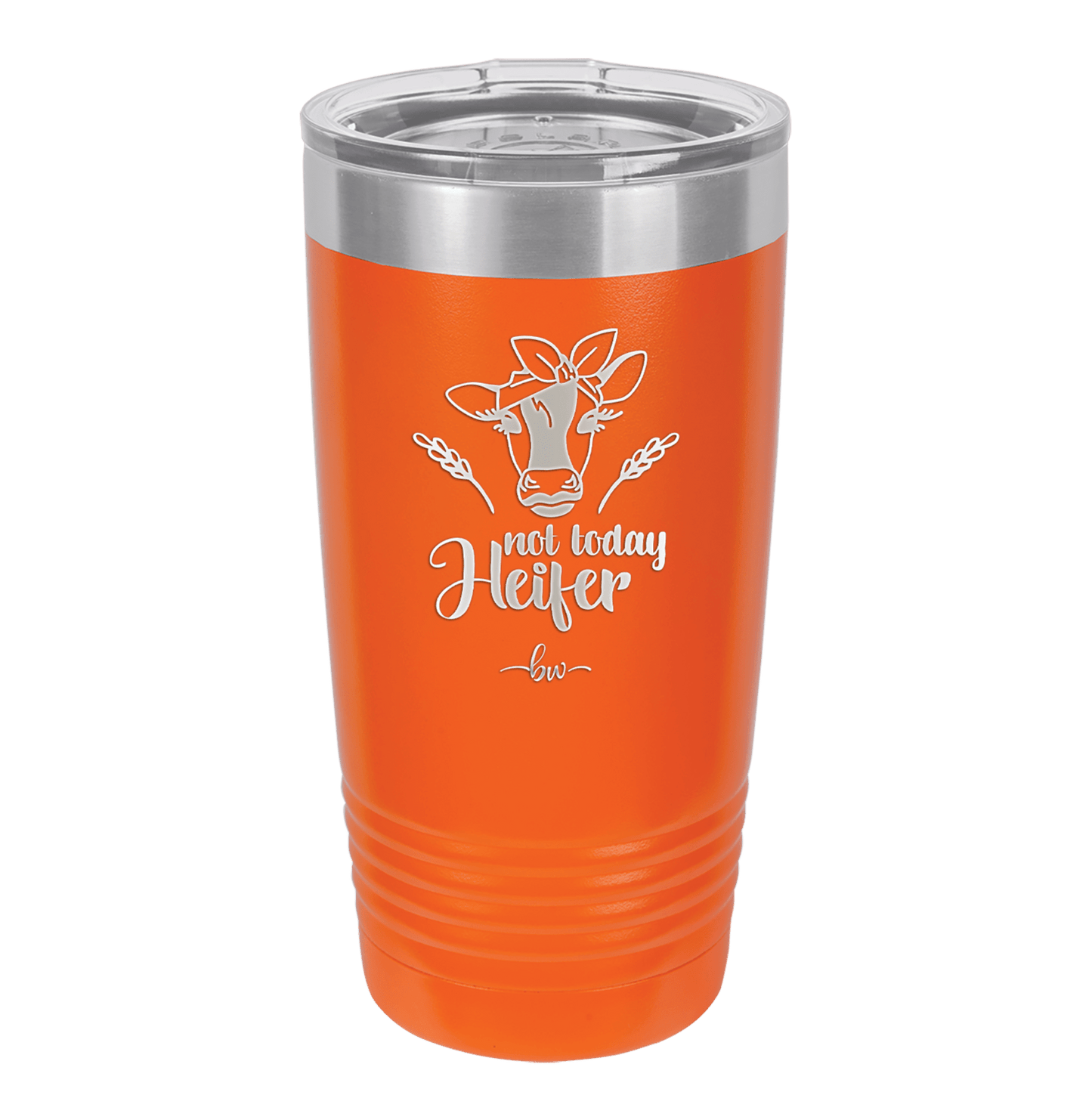 Not Today Heifer Bow - Laser Engraved Stainless Steel Drinkware - 1511 -