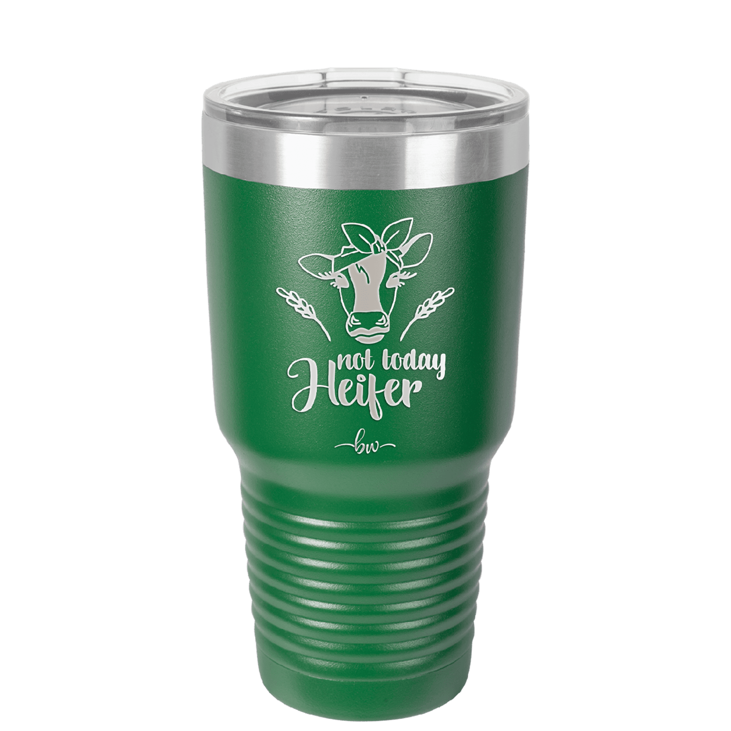 Not Today Heifer Bow - Laser Engraved Stainless Steel Drinkware - 1511 -