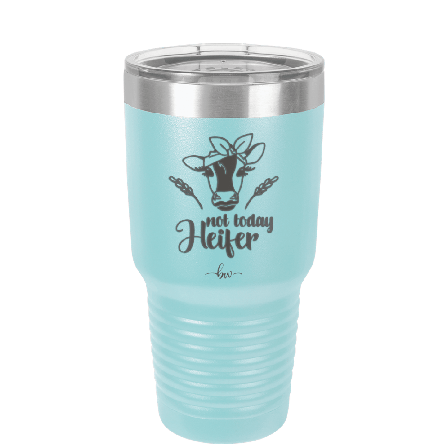 Not Today Heifer Bow - Laser Engraved Stainless Steel Drinkware - 1511 -