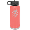 Not Today Heifer Bow - Laser Engraved Stainless Steel Drinkware - 1511 -