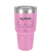 Warrior Breast Cancer Boobs - Laser Engraved Stainless Steel Drinkware - 1520 -