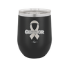 Breast Cancer Survivor Ribbon - Laser Engraved Stainless Steel Drinkware - 1522 -