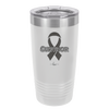 Breast Cancer Survivor Ribbon - Laser Engraved Stainless Steel Drinkware - 1522 -