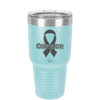 Breast Cancer Survivor Ribbon - Laser Engraved Stainless Steel Drinkware - 1522 -