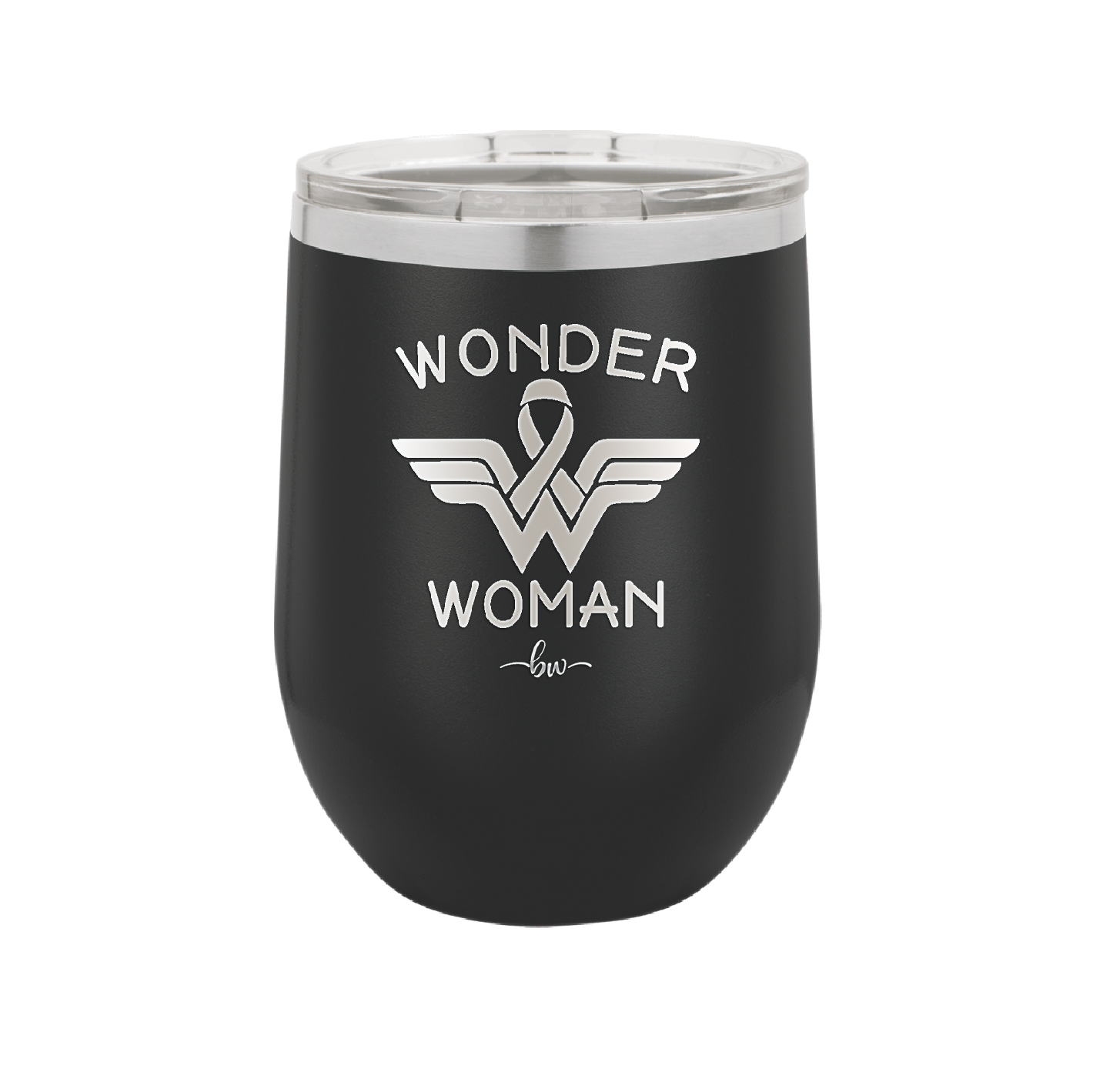 Wonder Woman Cancer - Laser Engraved Stainless Steel Drinkware - 1526 -