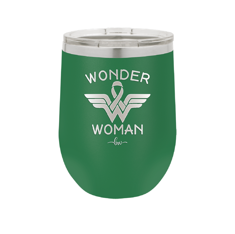 Wonder Woman Cancer - Laser Engraved Stainless Steel Drinkware - 1526 -