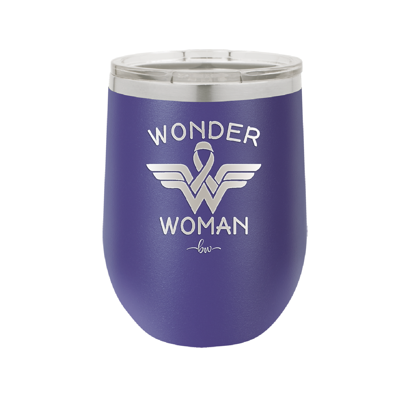 Wonder Woman Cancer - Laser Engraved Stainless Steel Drinkware - 1526 -