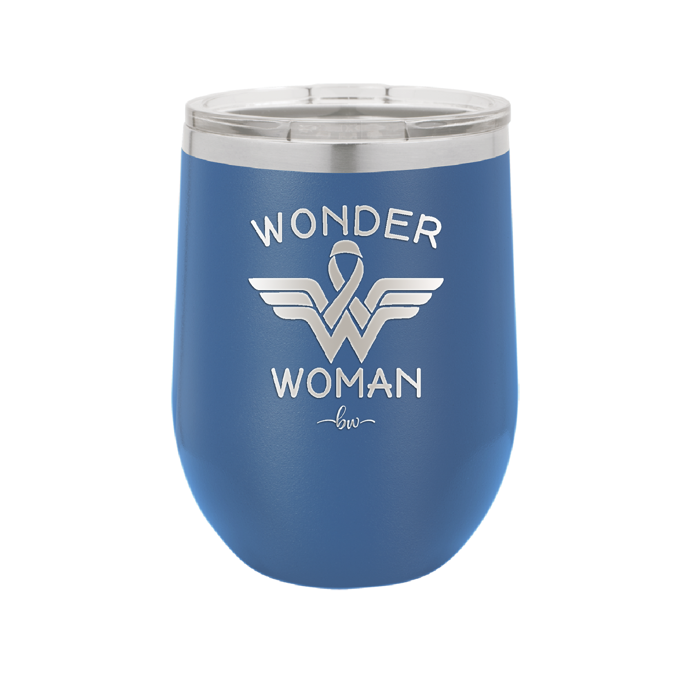 Wonder Woman Cancer - Laser Engraved Stainless Steel Drinkware - 1526 -
