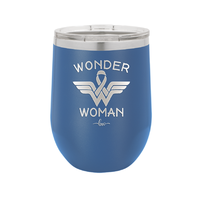 Wonder Woman Cancer - Laser Engraved Stainless Steel Drinkware - 1526 -