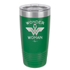 Wonder Woman Cancer - Laser Engraved Stainless Steel Drinkware - 1526 -
