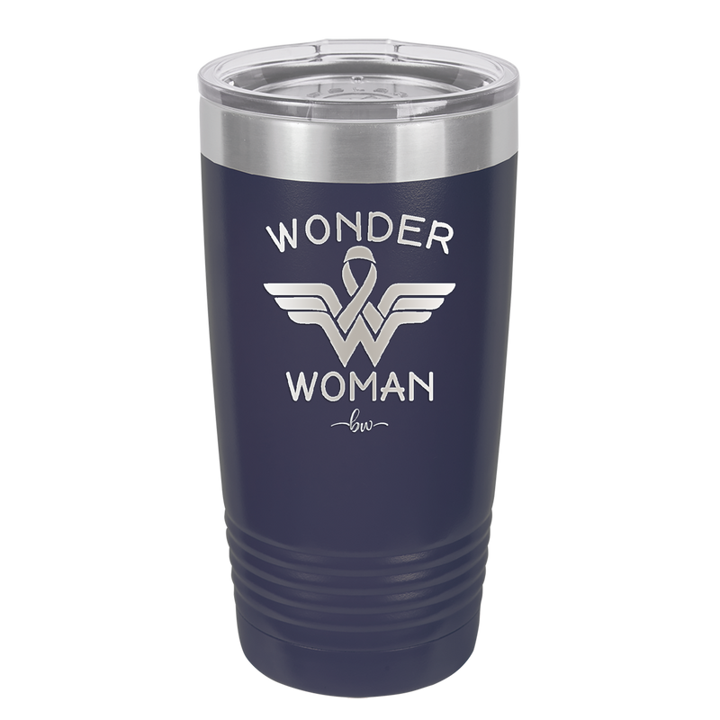 Wonder Woman Cancer - Laser Engraved Stainless Steel Drinkware - 1526 -