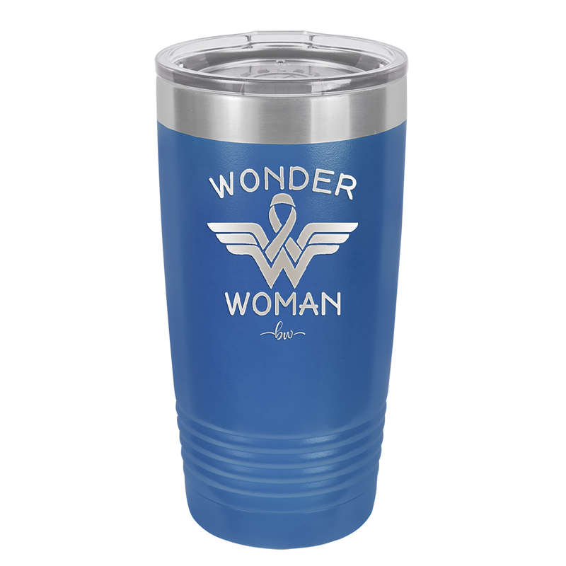 Wonder Woman Cancer - Laser Engraved Stainless Steel Drinkware - 1526 -