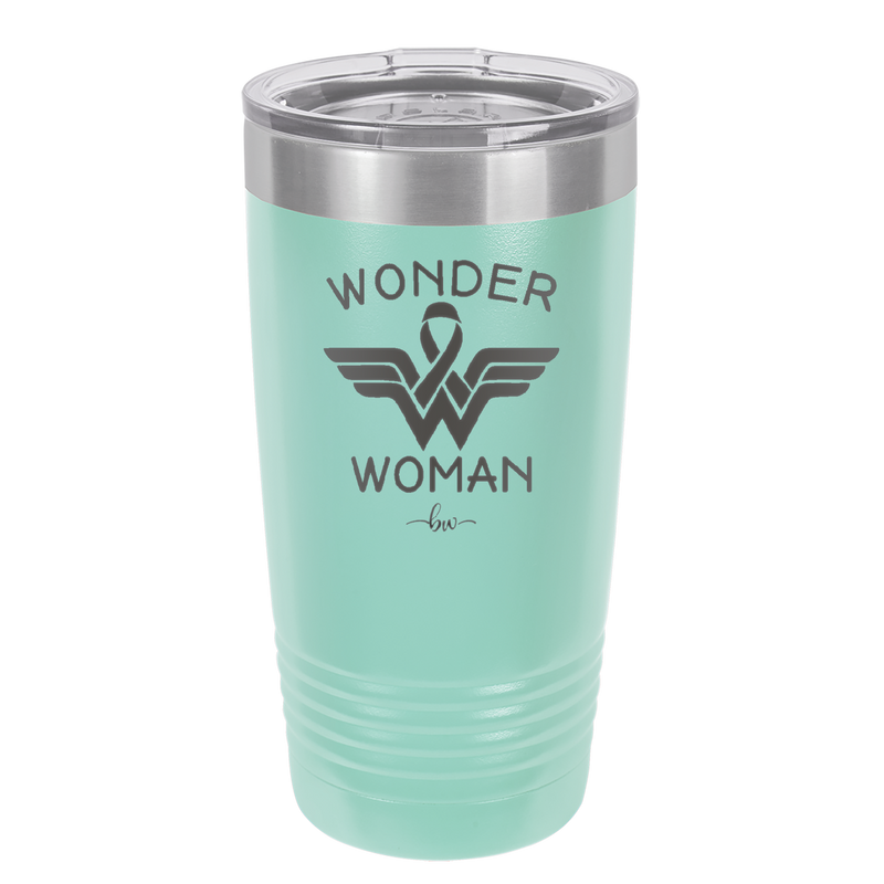 Wonder Woman Cancer - Laser Engraved Stainless Steel Drinkware - 1526 -