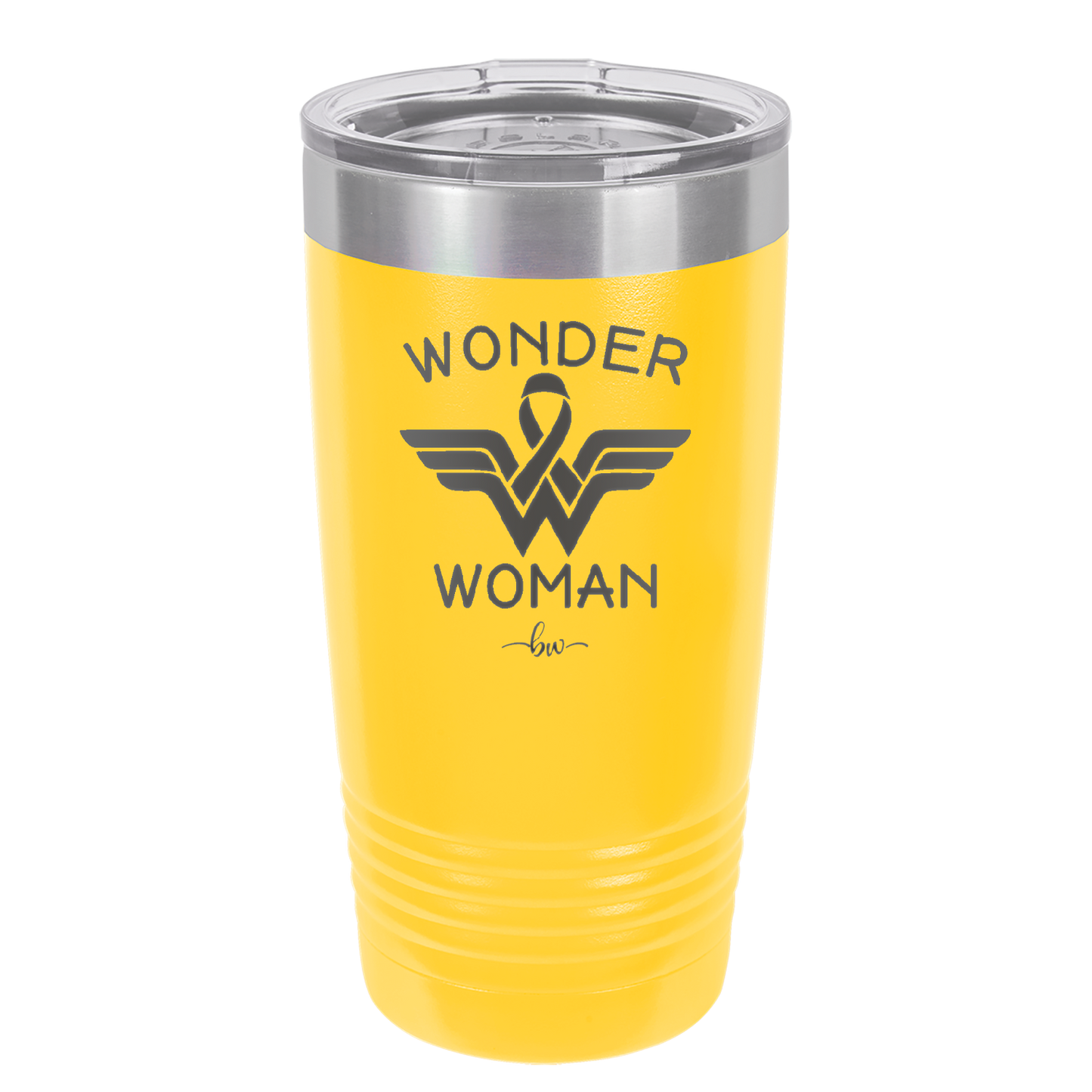 Wonder Woman Cancer - Laser Engraved Stainless Steel Drinkware - 1526 -