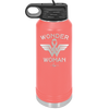 Wonder Woman Cancer - Laser Engraved Stainless Steel Drinkware - 1526 -