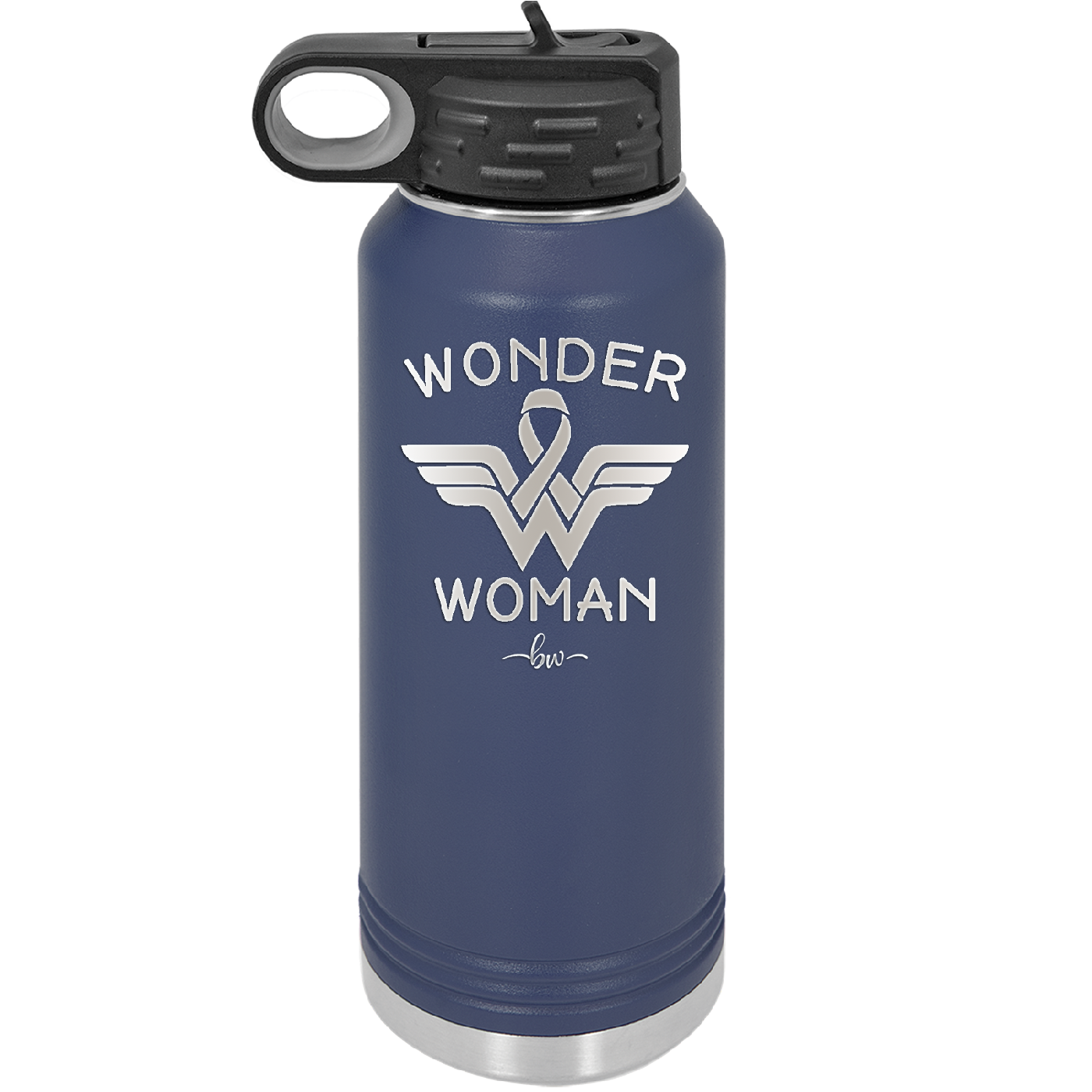 Wonder Woman Cancer - Laser Engraved Stainless Steel Drinkware - 1526 -