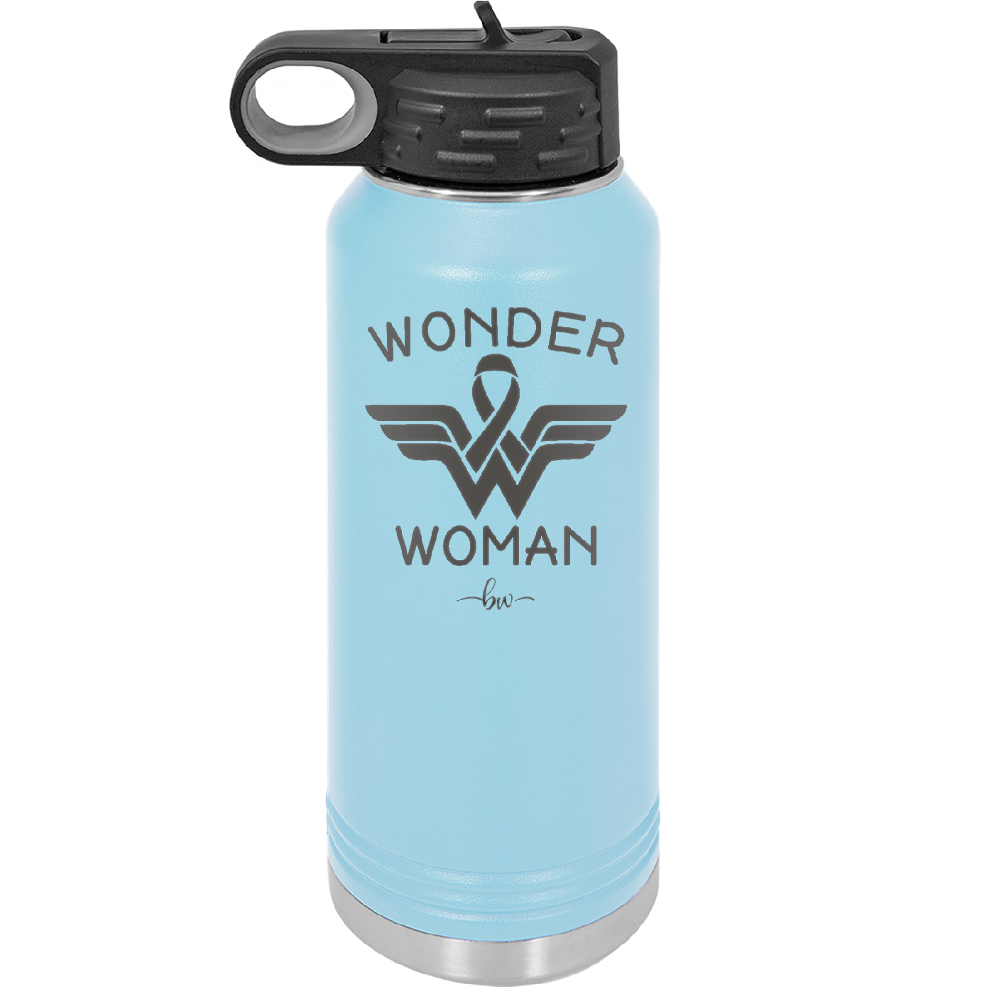 Wonder Woman Cancer - Laser Engraved Stainless Steel Drinkware - 1526 -