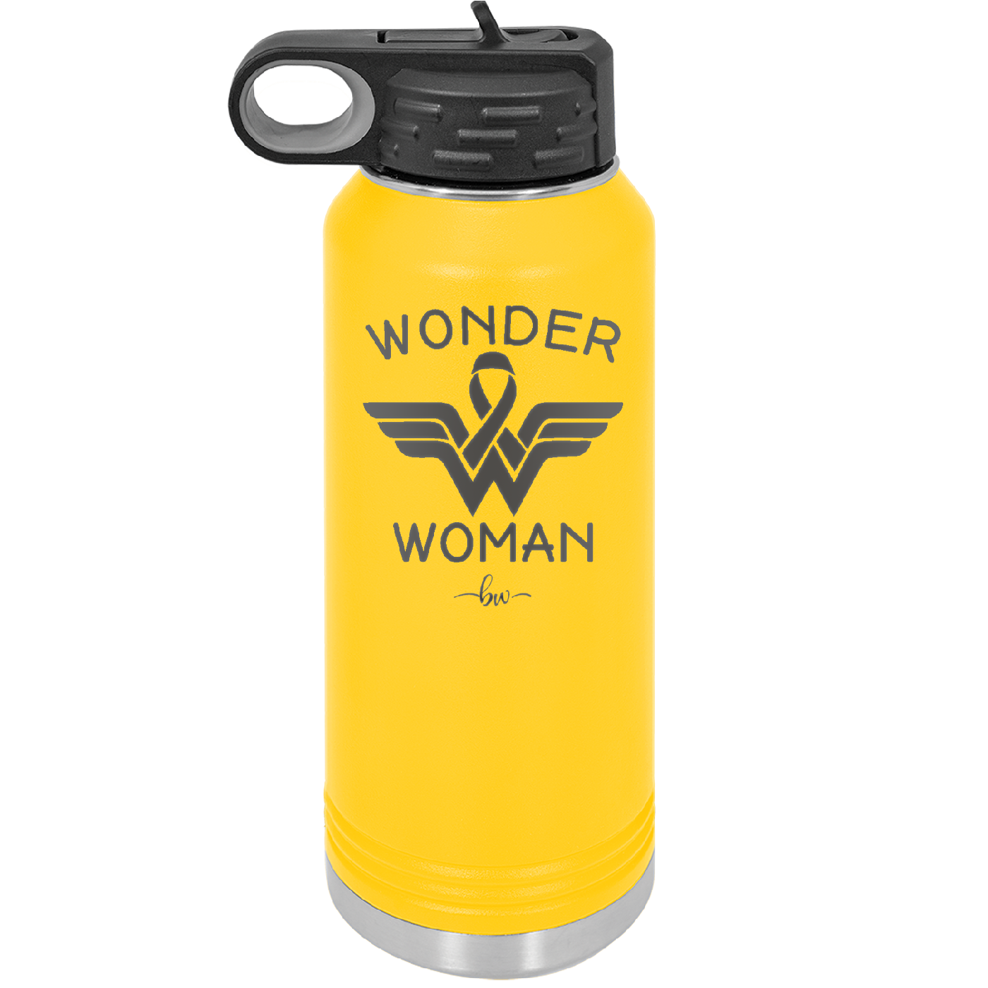 Wonder Woman Cancer - Laser Engraved Stainless Steel Drinkware - 1526 -