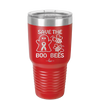 Save The Boo Bees Cancer - Laser Engraved Stainless Steel Drinkware - 1527 -