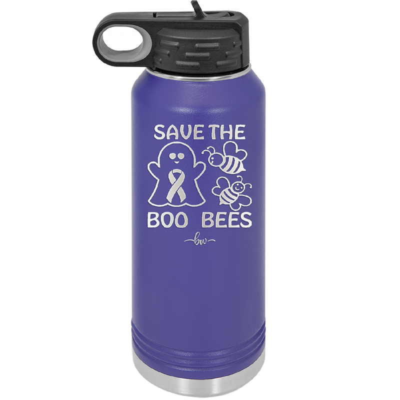 Save The Boo Bees Cancer - Laser Engraved Stainless Steel Drinkware - 1527 -