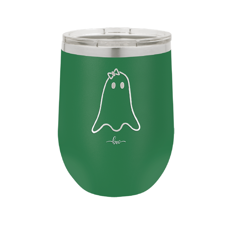 Ghost Girl - Laser Engraved Stainless Steel Drinkware - 1528 -