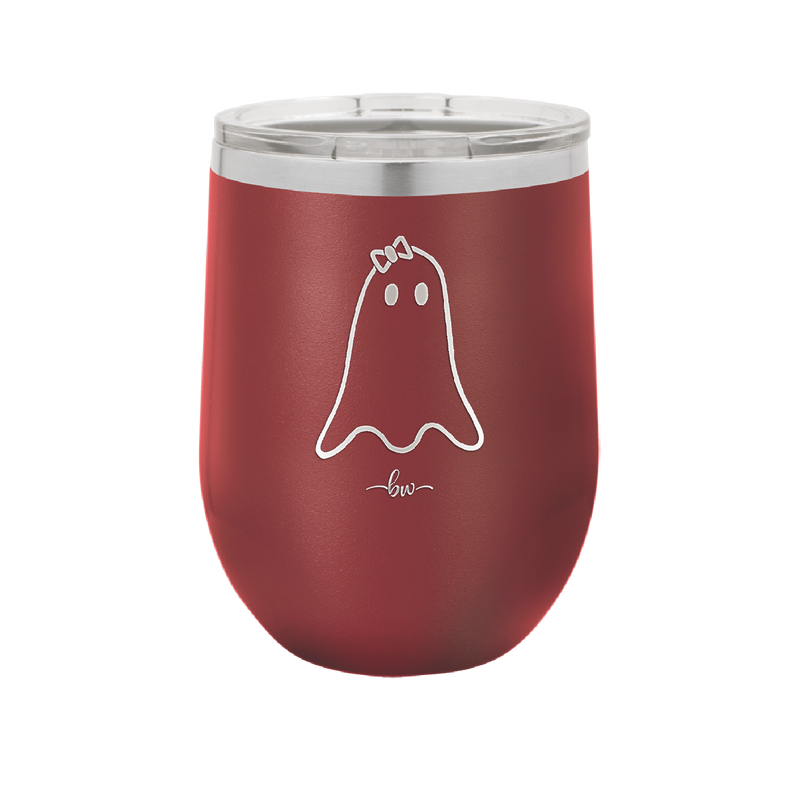 Ghost Girl - Laser Engraved Stainless Steel Drinkware - 1528 -
