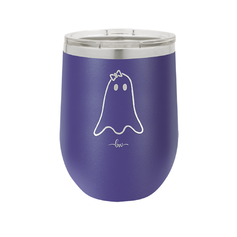 Ghost Girl - Laser Engraved Stainless Steel Drinkware - 1528 -
