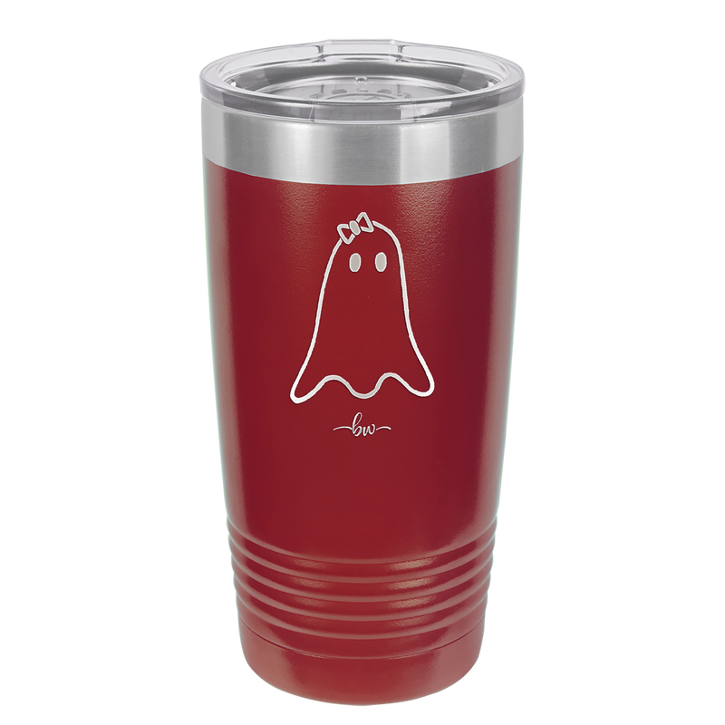 Ghost Girl - Laser Engraved Stainless Steel Drinkware - 1528 -