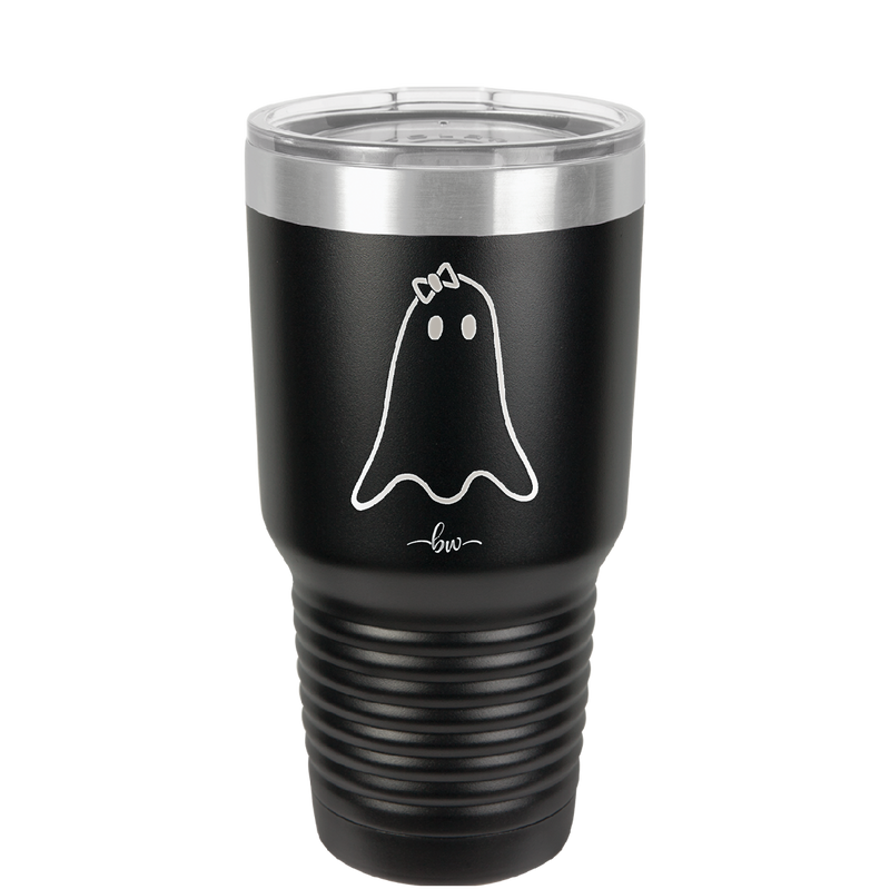 Ghost Girl - Laser Engraved Stainless Steel Drinkware - 1528 -
