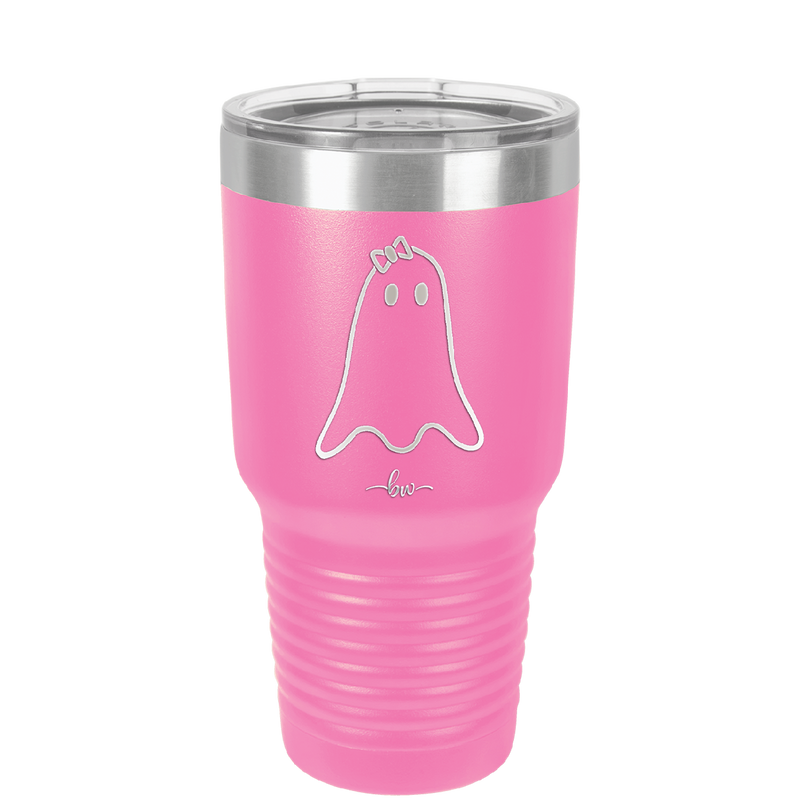 Ghost Girl - Laser Engraved Stainless Steel Drinkware - 1528 -