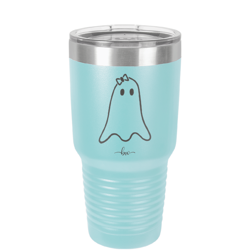 Ghost Girl - Laser Engraved Stainless Steel Drinkware - 1528 -