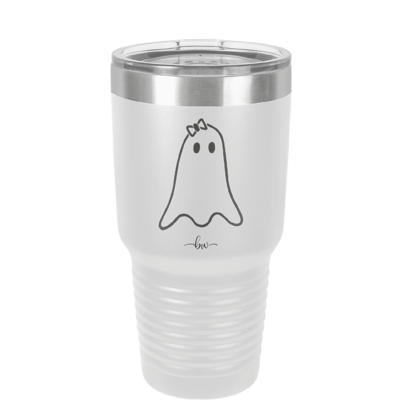 Ghost Girl - Laser Engraved Stainless Steel Drinkware - 1528 -