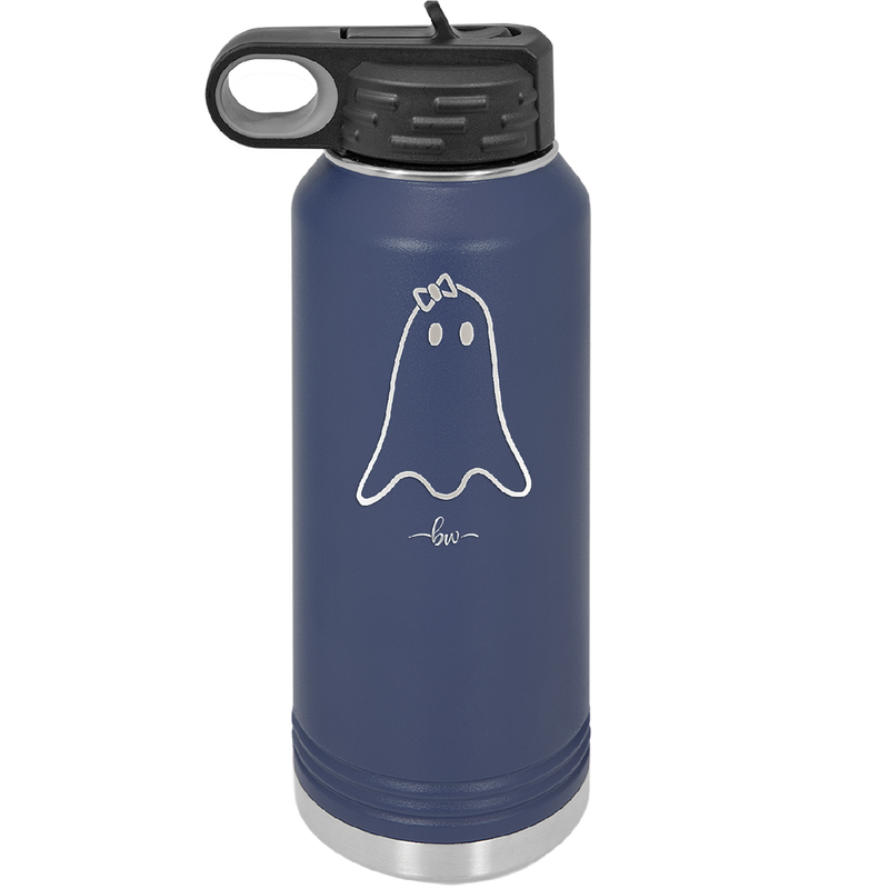 Ghost Girl - Laser Engraved Stainless Steel Drinkware - 1528 -