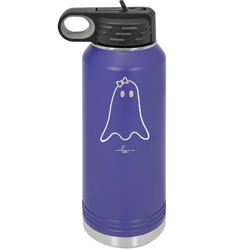 Ghost Girl - Laser Engraved Stainless Steel Drinkware - 1528 -