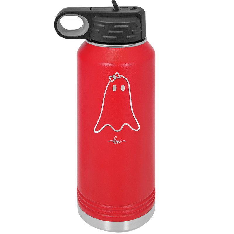 Ghost Girl - Laser Engraved Stainless Steel Drinkware - 1528 -