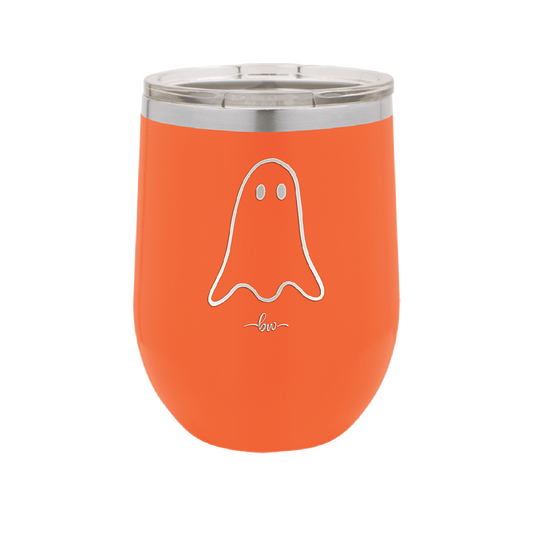 Ghost Guy - Laser Engraved Stainless Steel Drinkware - 1529 -