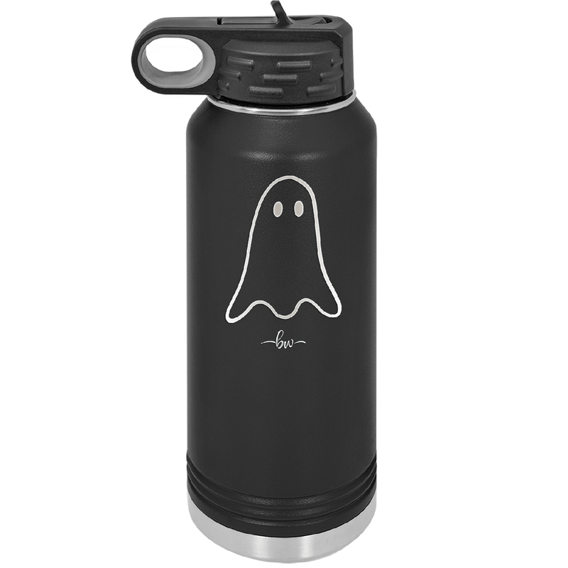 Ghost Guy - Laser Engraved Stainless Steel Drinkware - 1529 -